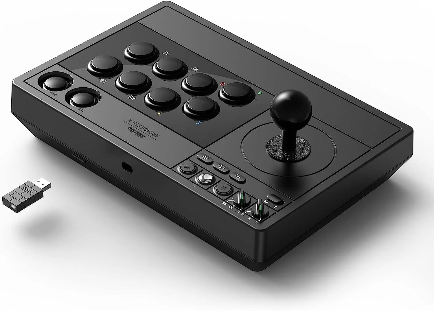 8Bitdo Arcade Stick (Black) for Xbox Series X|S and Xbox One Arcade Fight Stick with 3.5mm Audio Jack - Image 2