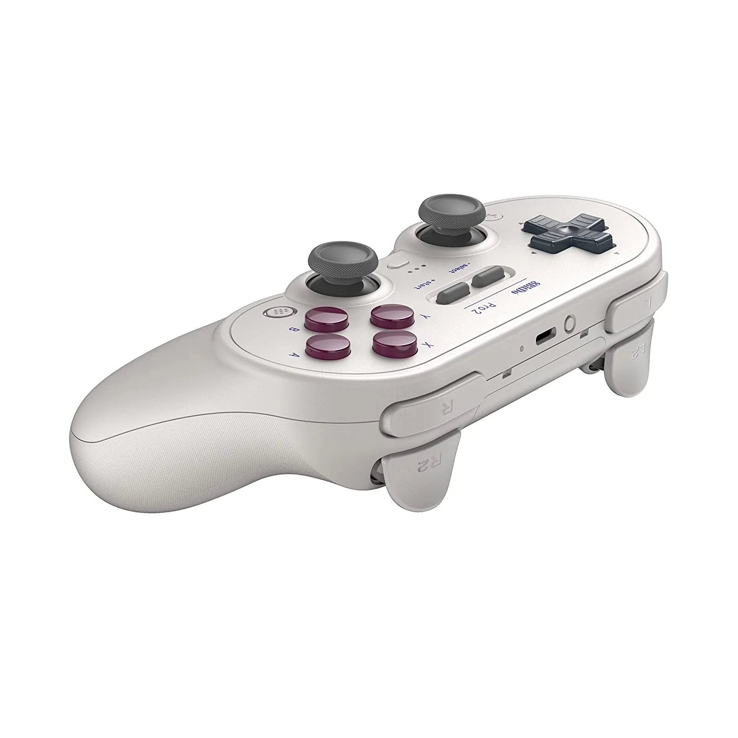 8BitDo Pro 2 Bluetooth Controller for Switch, PC, Android, Steam Deck, Gaming Controller for iPhone, iPad, macOS and Apple TV (G Classic Edition) - Image 2