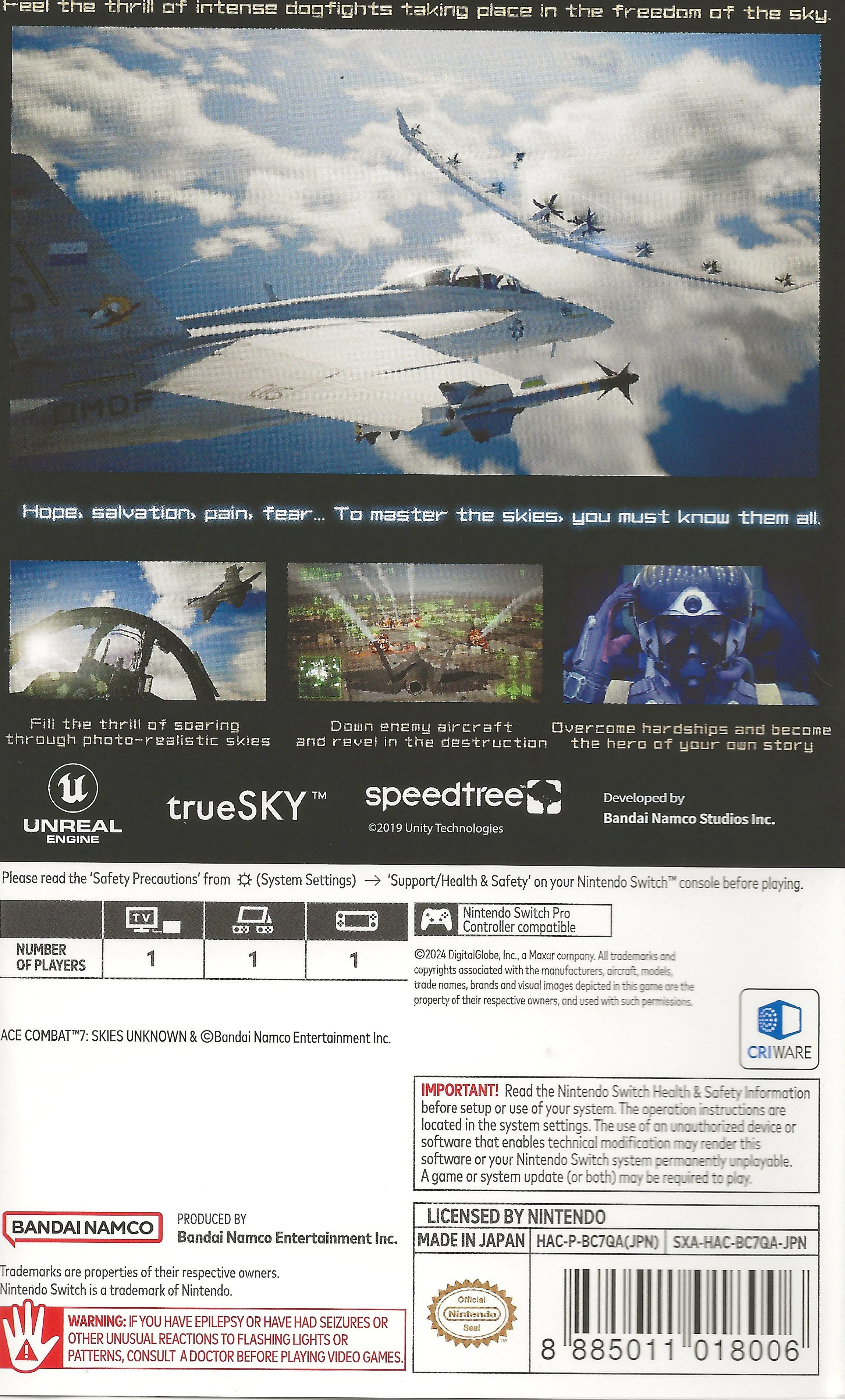 Ace Combat 7: Skies Unknown Deluxe Edition (Asian English Import) - Nintendo Switch - Image 2