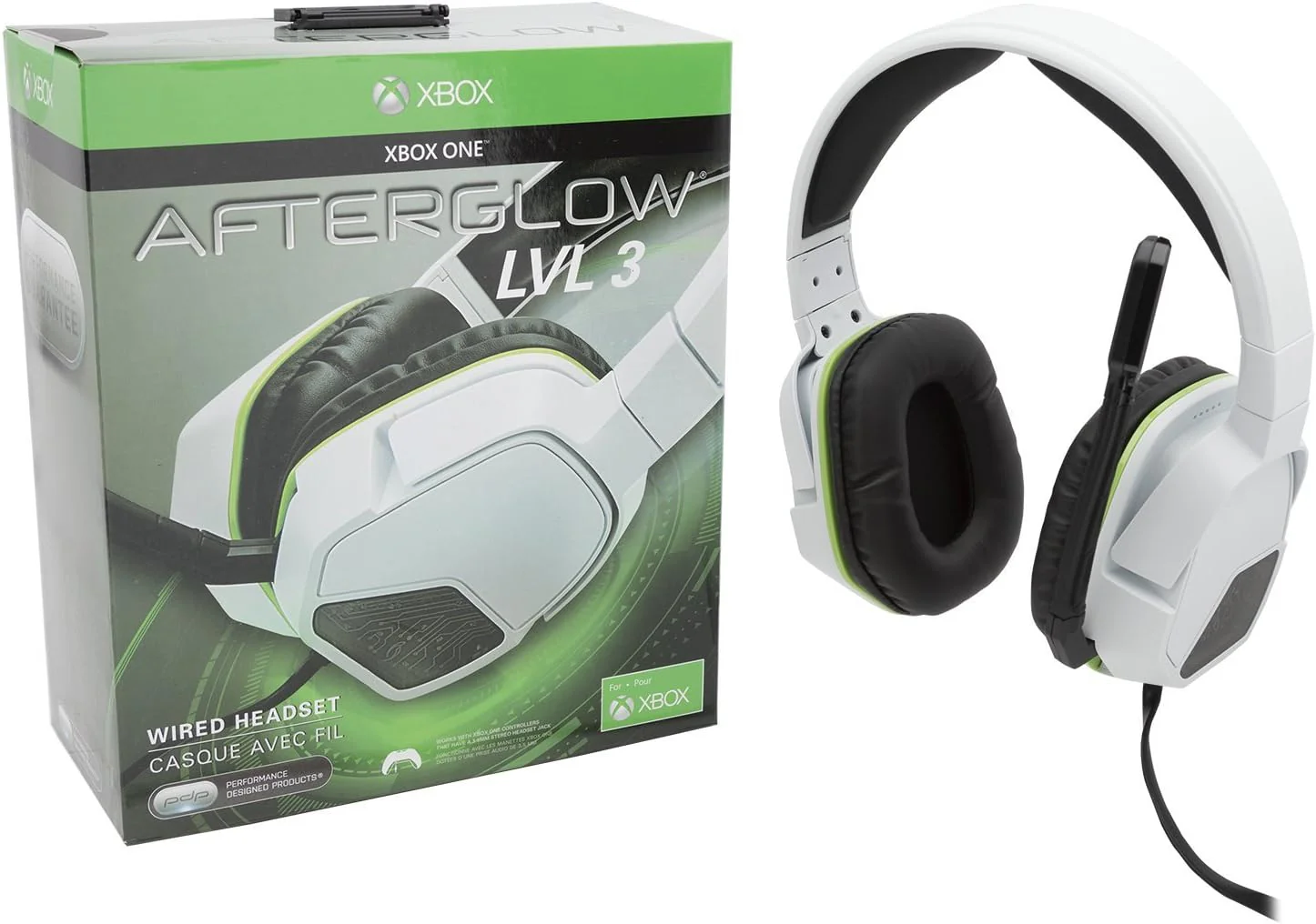Afterglow LVL 3 Wired Stereo Headset White - Xbox One - Image 3