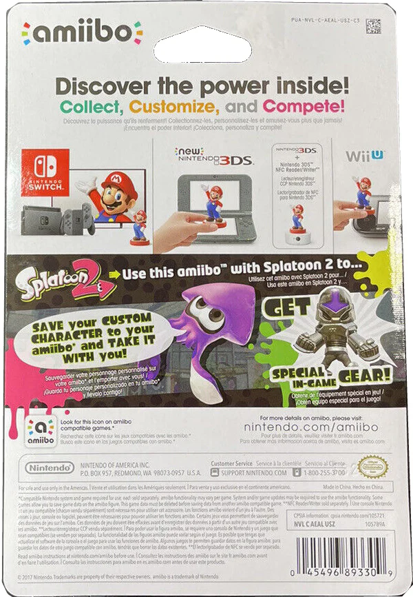 AMIIBO - Amiibo Inkling Squid (Neon) - Image 2