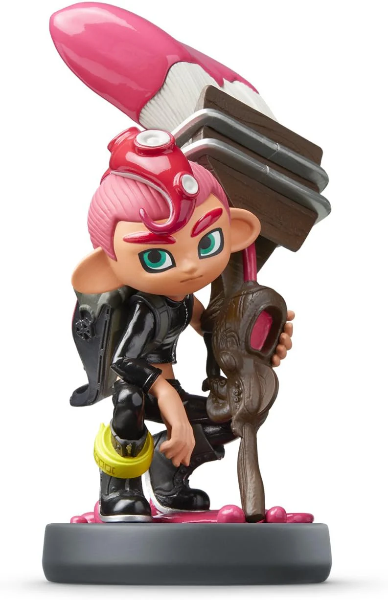 AMIIBO - SPLATOON OCTOLING BOY/ OCTOPUS/GIRL COMBO PACK (RED) - Image 2