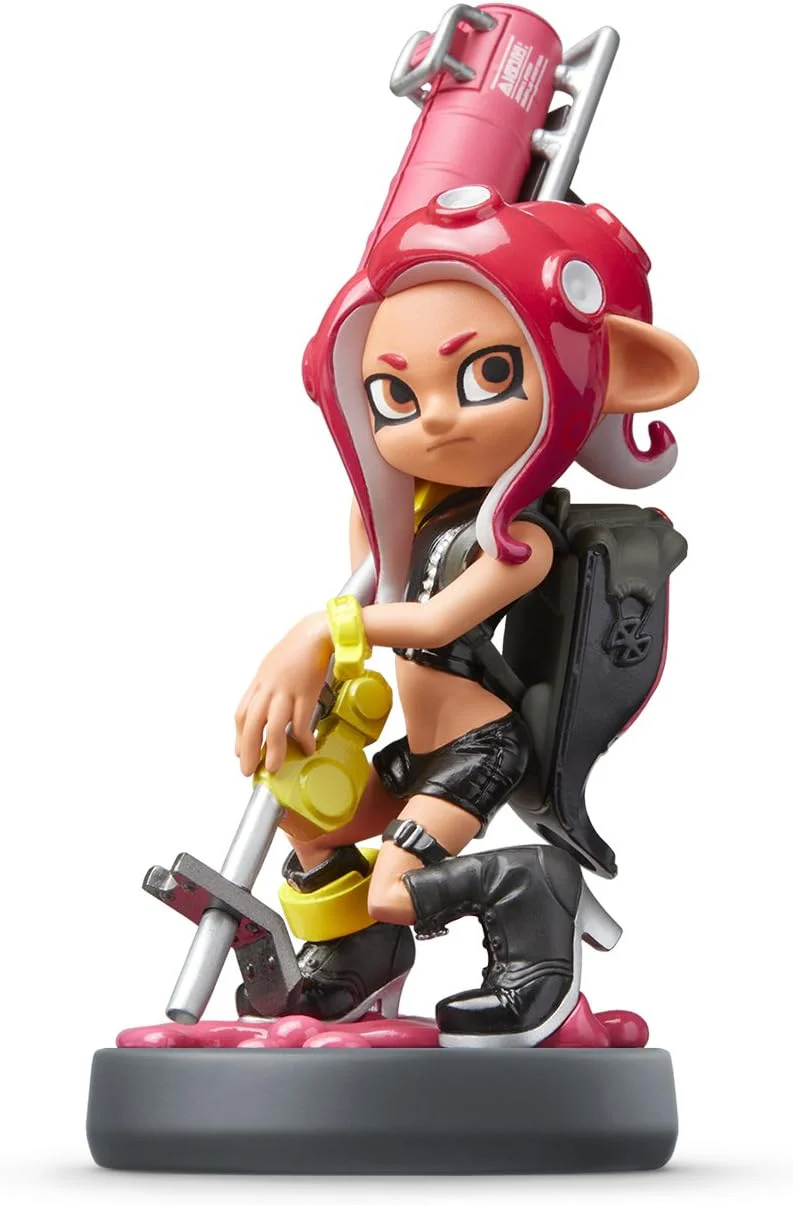 AMIIBO - SPLATOON OCTOLING BOY/ OCTOPUS/GIRL COMBO PACK (RED) - Image 4