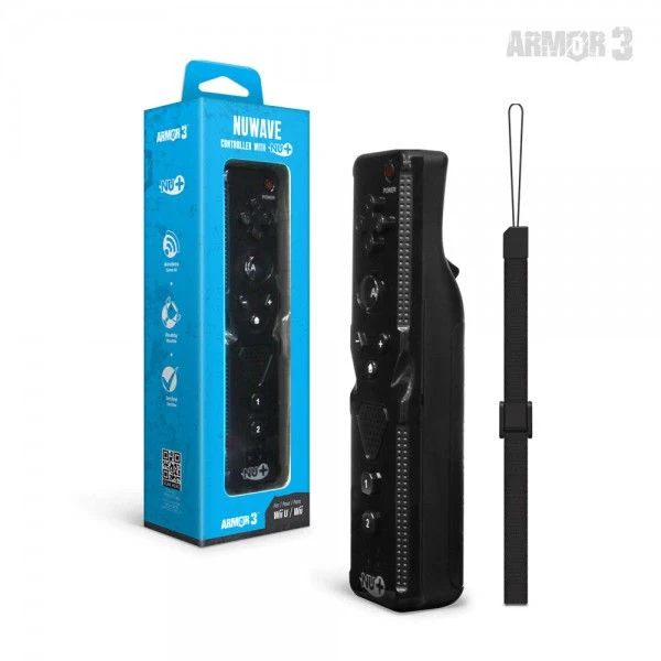 Armor3 NuWave Controller with Nu+ for Wii®/ Wii U® (Black)
