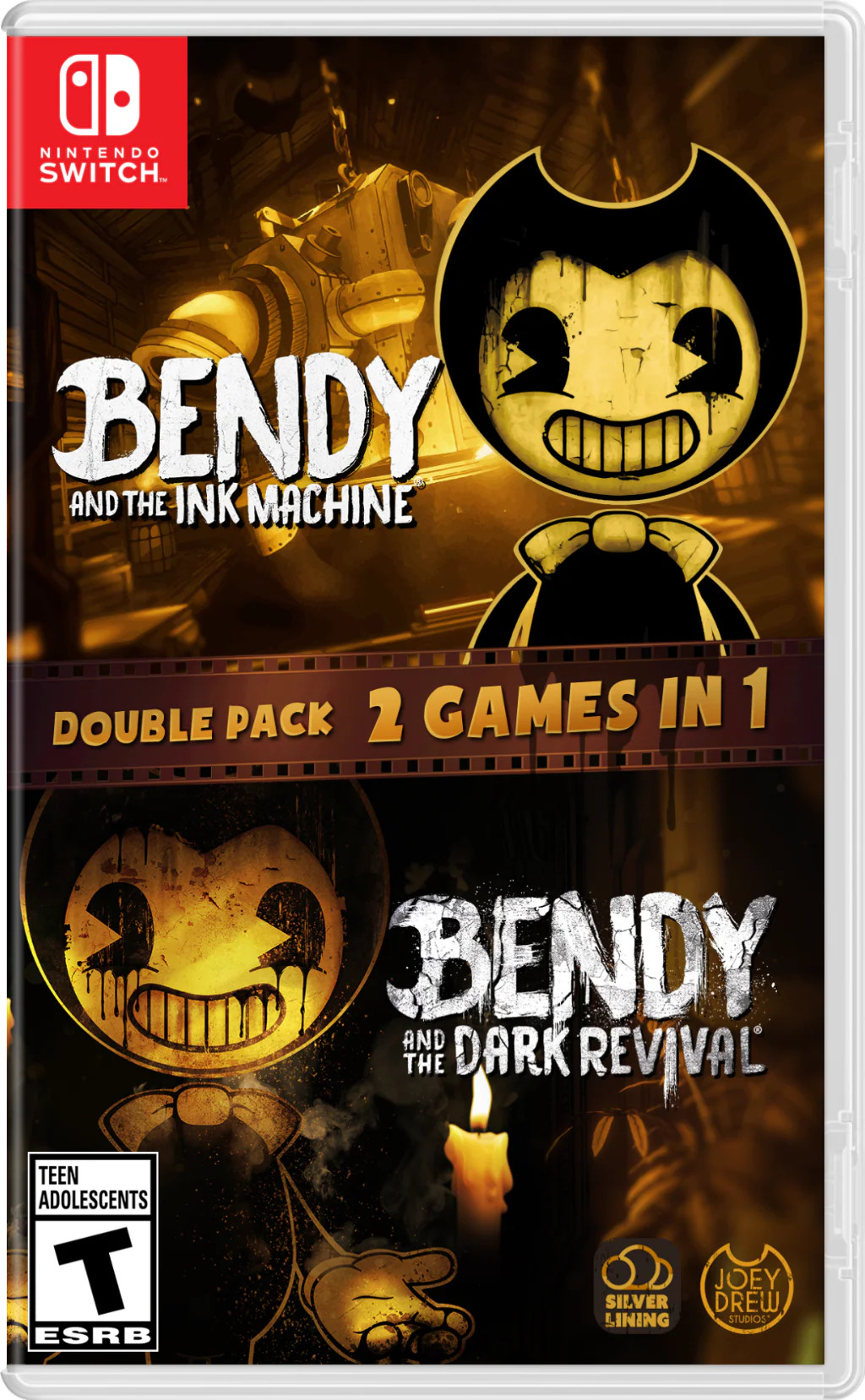 Bendy Double Pack (Bendy and the Ink Machine + Bendy and the Dark Revival) - Nintendo Switch (PRE-ORDER)