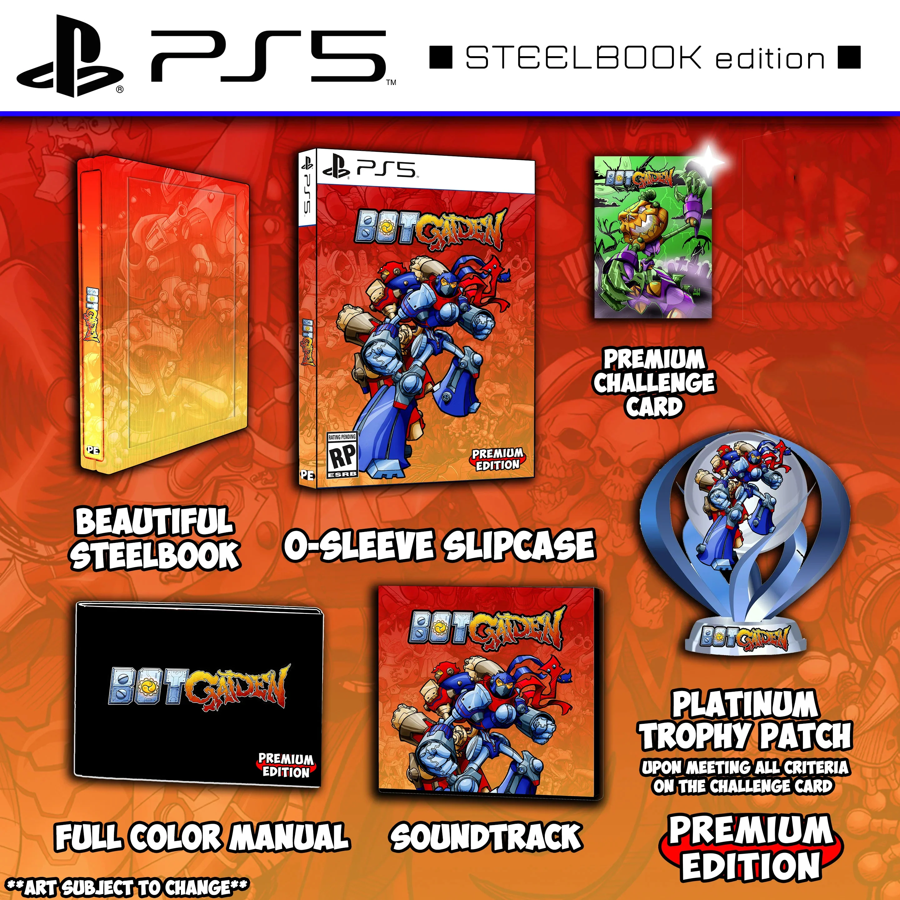 Bot Gaiden [STEELBOOK EDITION] [PREMIUM EDITION GAMES SERIES 9] - Playstation 5 (PRE-ORDER)