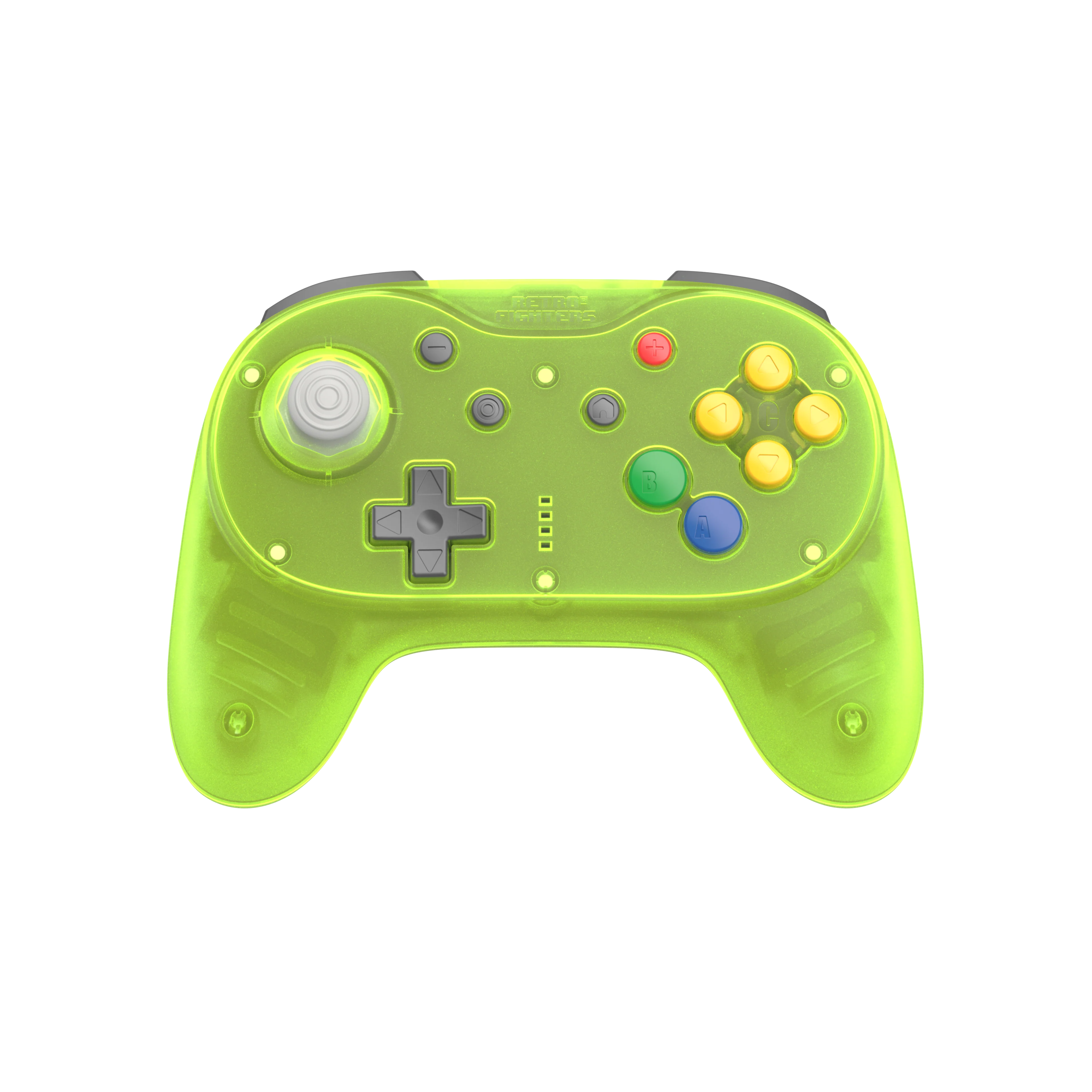 Brawler64 N64 Pro Series Wireless Controller [Extreme Green] - N64 / Switch / Switch 2 / PC (PRE-ORDER) - Image 2