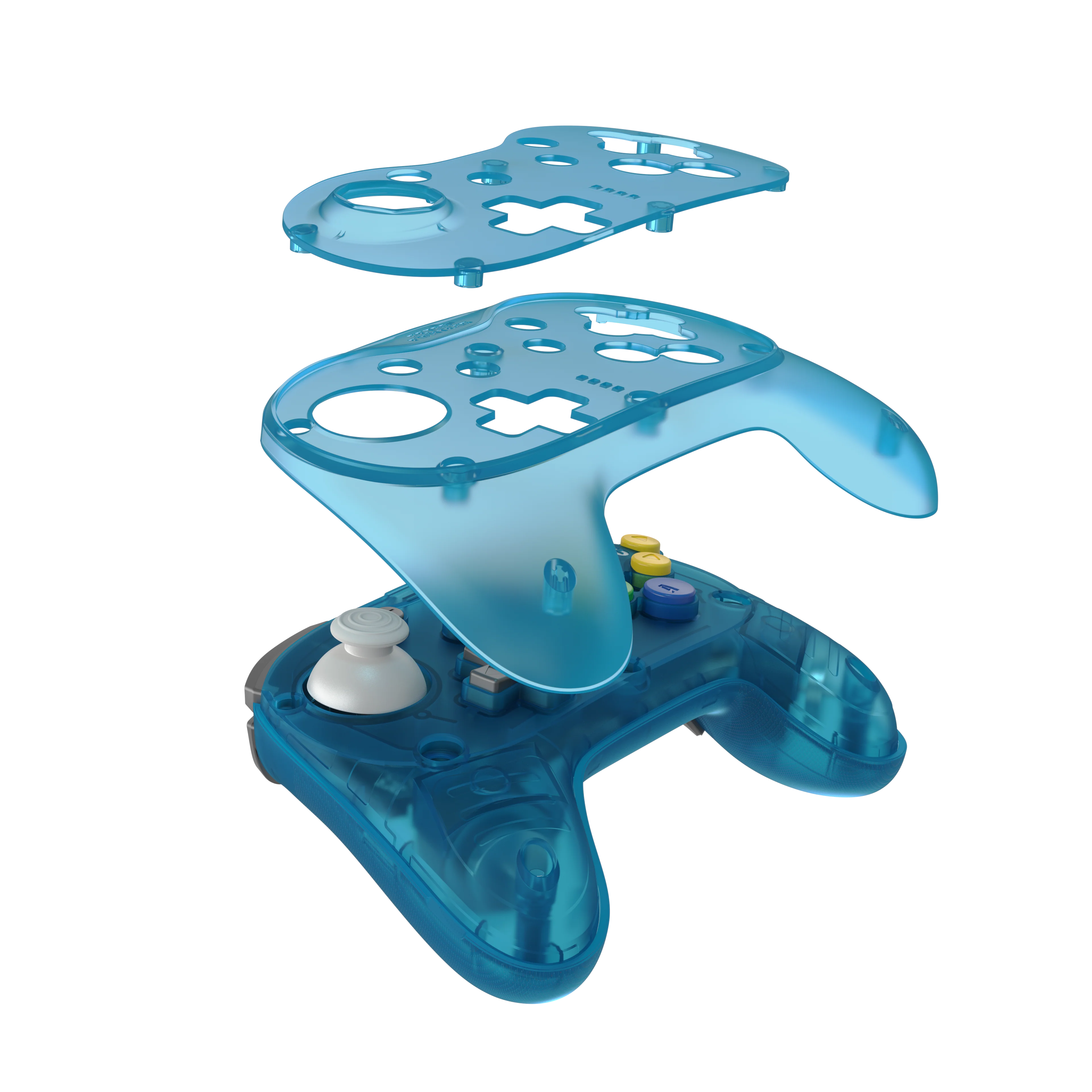 Brawler64 N64 Pro Series Wireless Controller [Ice Blue] - N64 / Switch / Switch 2 / PC (PRE-ORDER) - Image 6