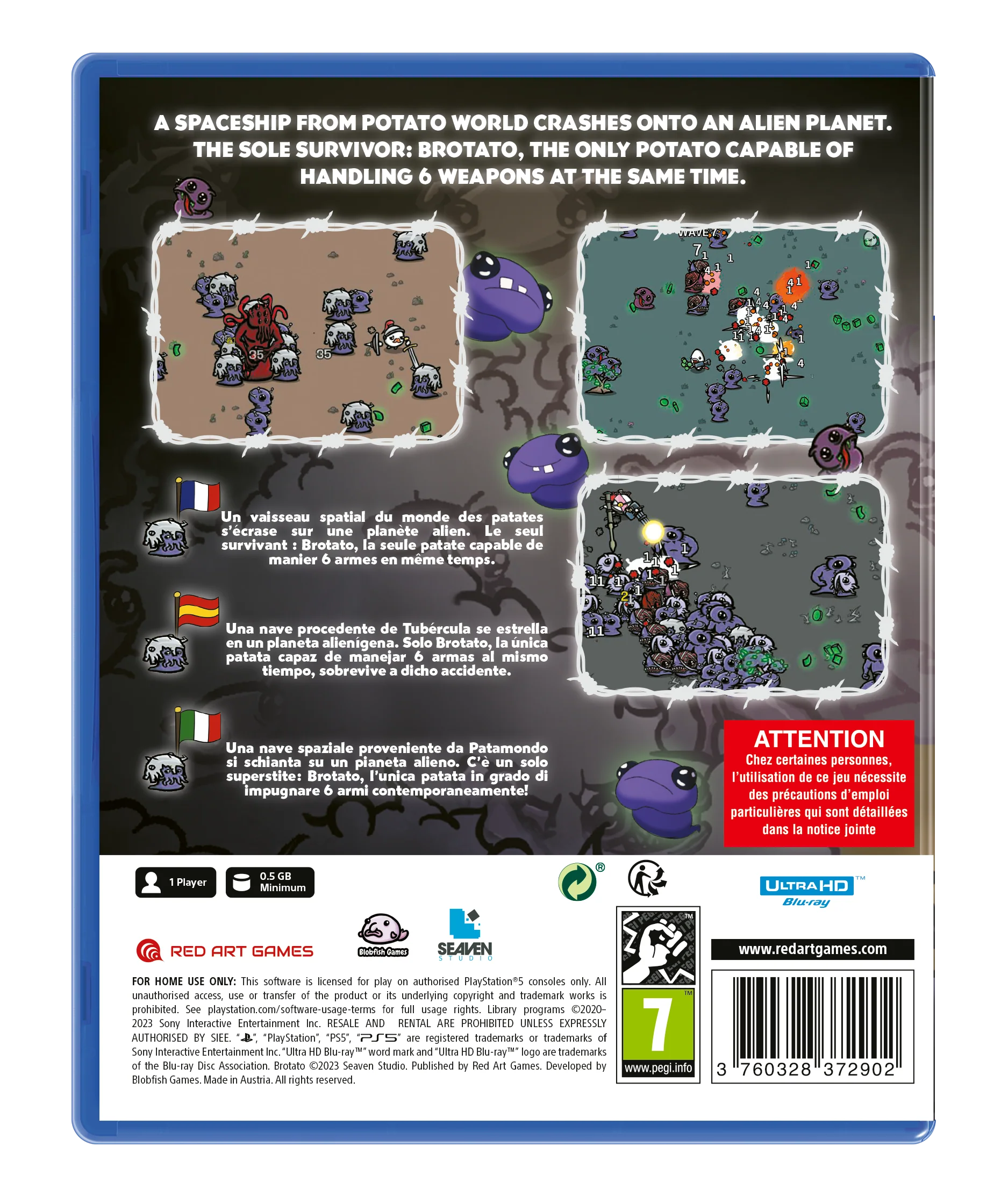 Brotato - PlayStation 5 [Red Art Games] - Image 2