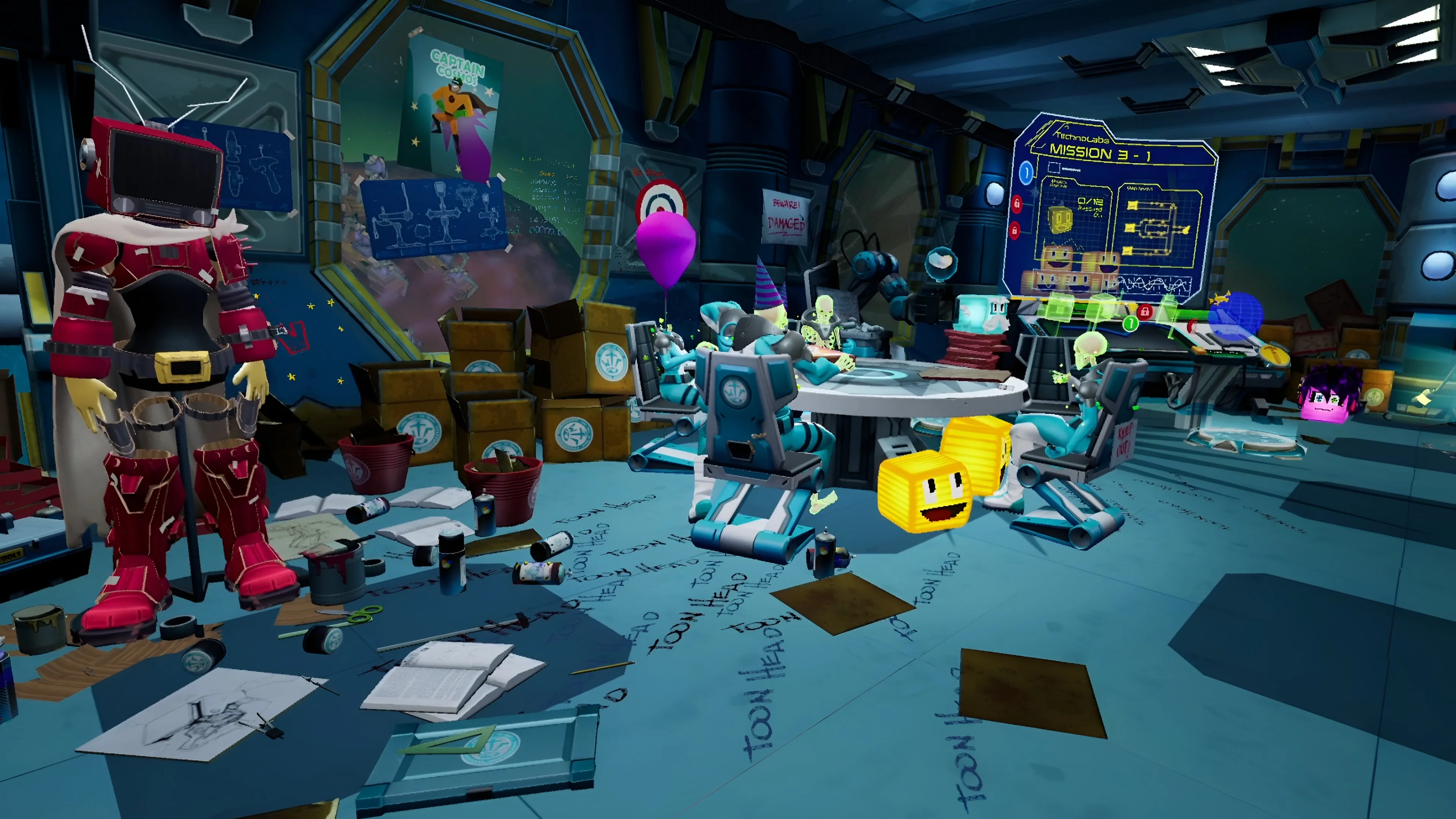 Captain Toonhead vs The Punks From Outer Space - Playstation 5 [PSVR2 Required] - Image 3