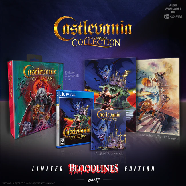 Castlevania Anniversary Collection - Bloodlines Edition [Limited Run Games #405] - Playstation 4 - Image 2