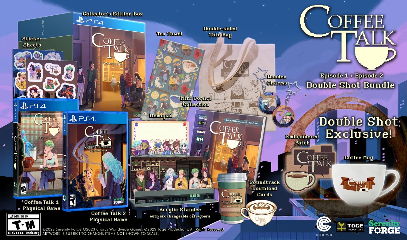 COFFEE TALK EPISODE 1 + EPISODE 2 DOUBLE SHOT BUNDLE - PS4 - Image 2