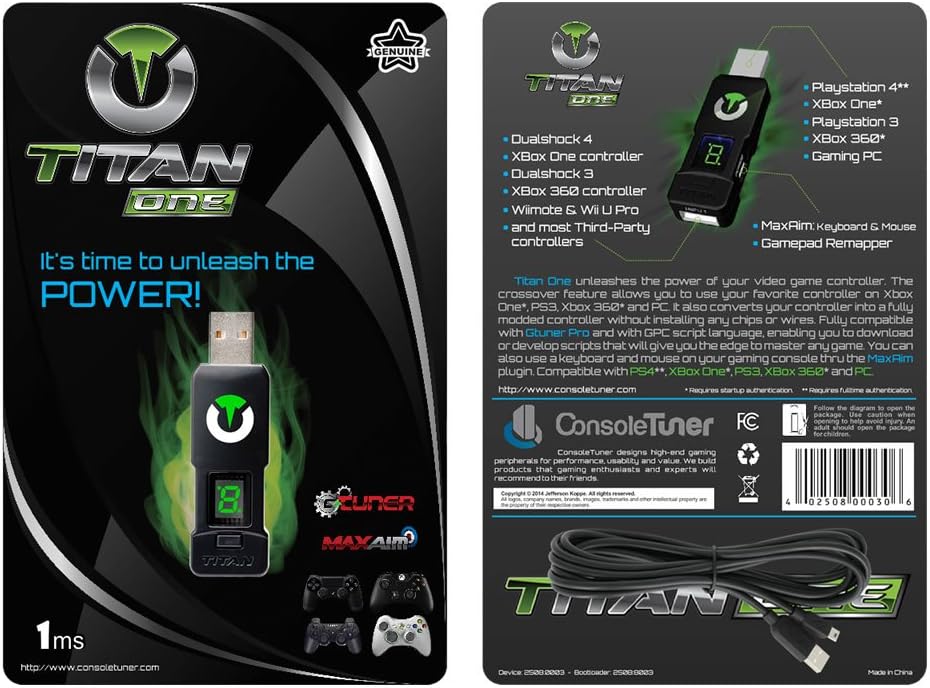 Console Tuner Titan One - PS4, Xbox One, PS3 and Xbox 360 - Image 2