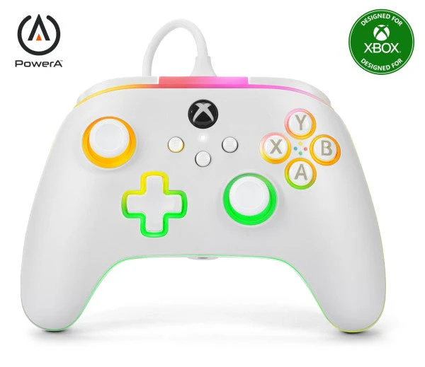 Power A Advantage Lumectra Wired Controller (White) - Xbox Series X - Image 2