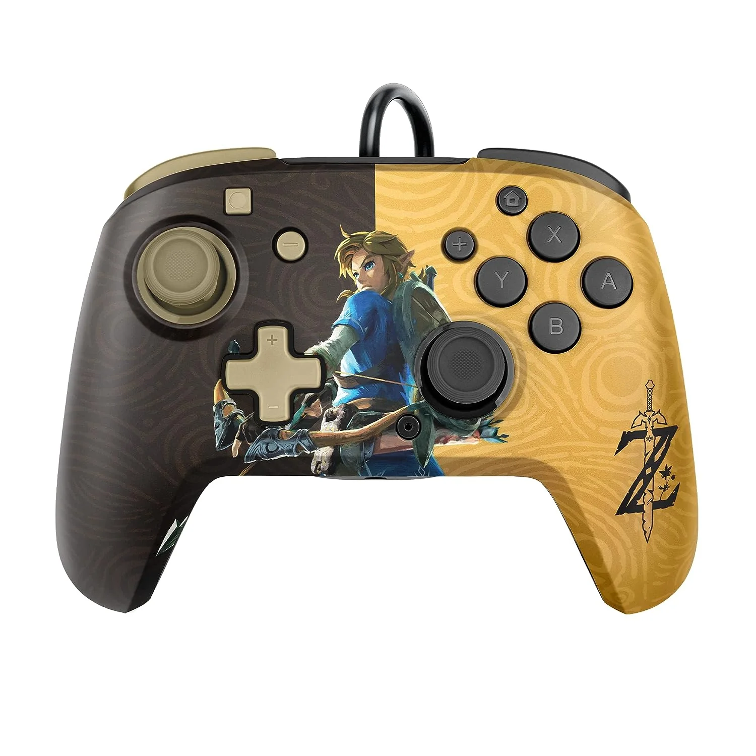 PDP Faceoff Deluxe + Audio Wired Controller Hyrule Hero Link - Nintendo Switch - Image 3