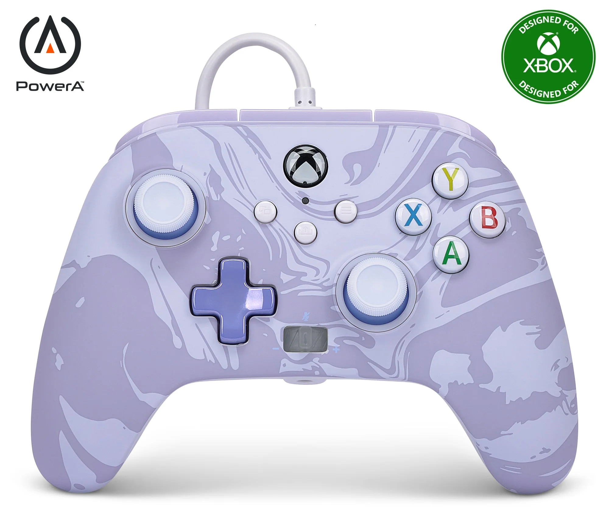 Power A Enhanced Wired Controller for Xbox Series X/S (Lavender Swirl)