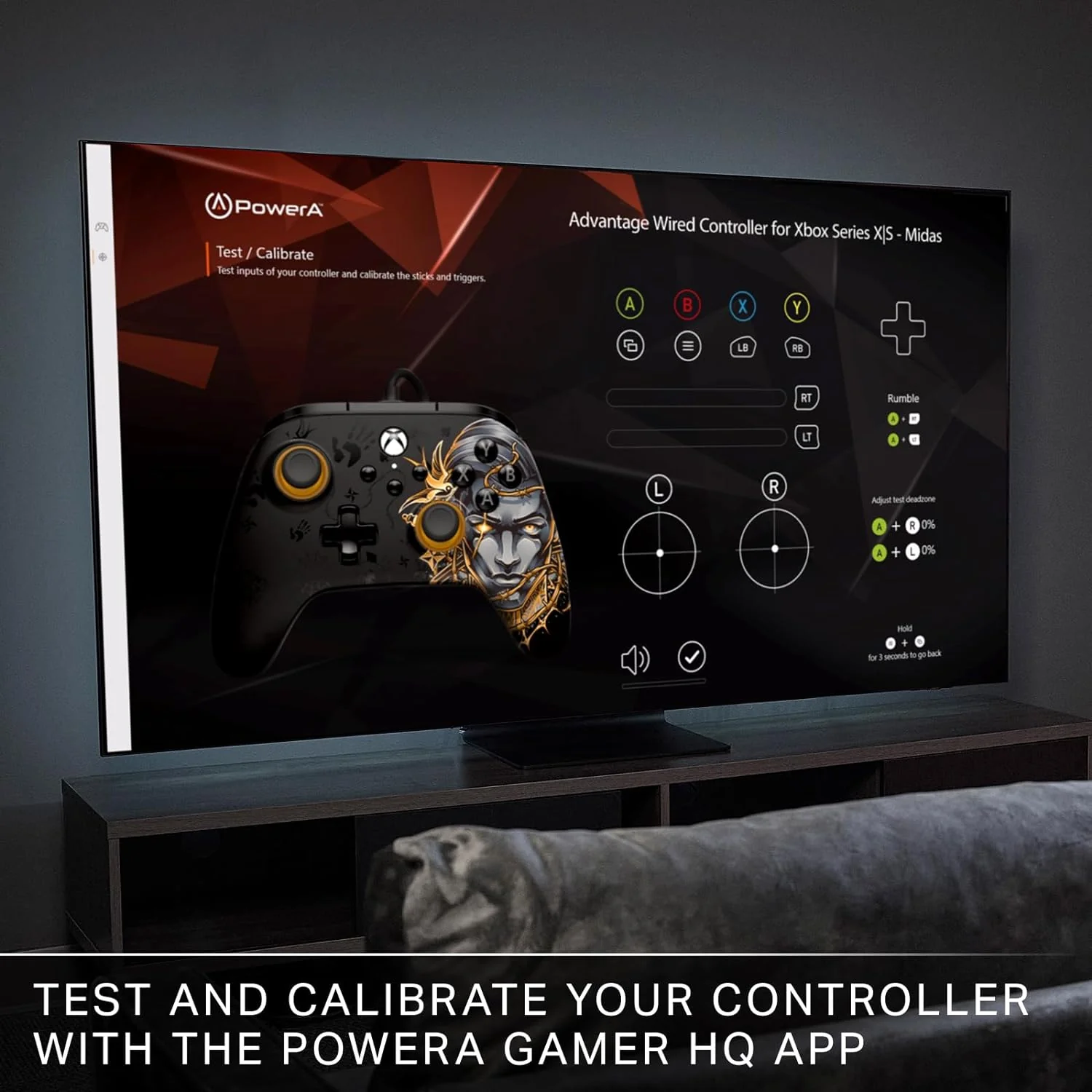 XBS - Power A Advantage Wired Controller for XBOX SERIES (Fortnite MIDAS) - Image 4