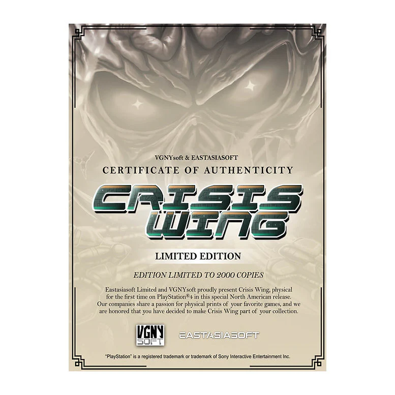 Crisis Wing - PlayStation 4 - Image 3