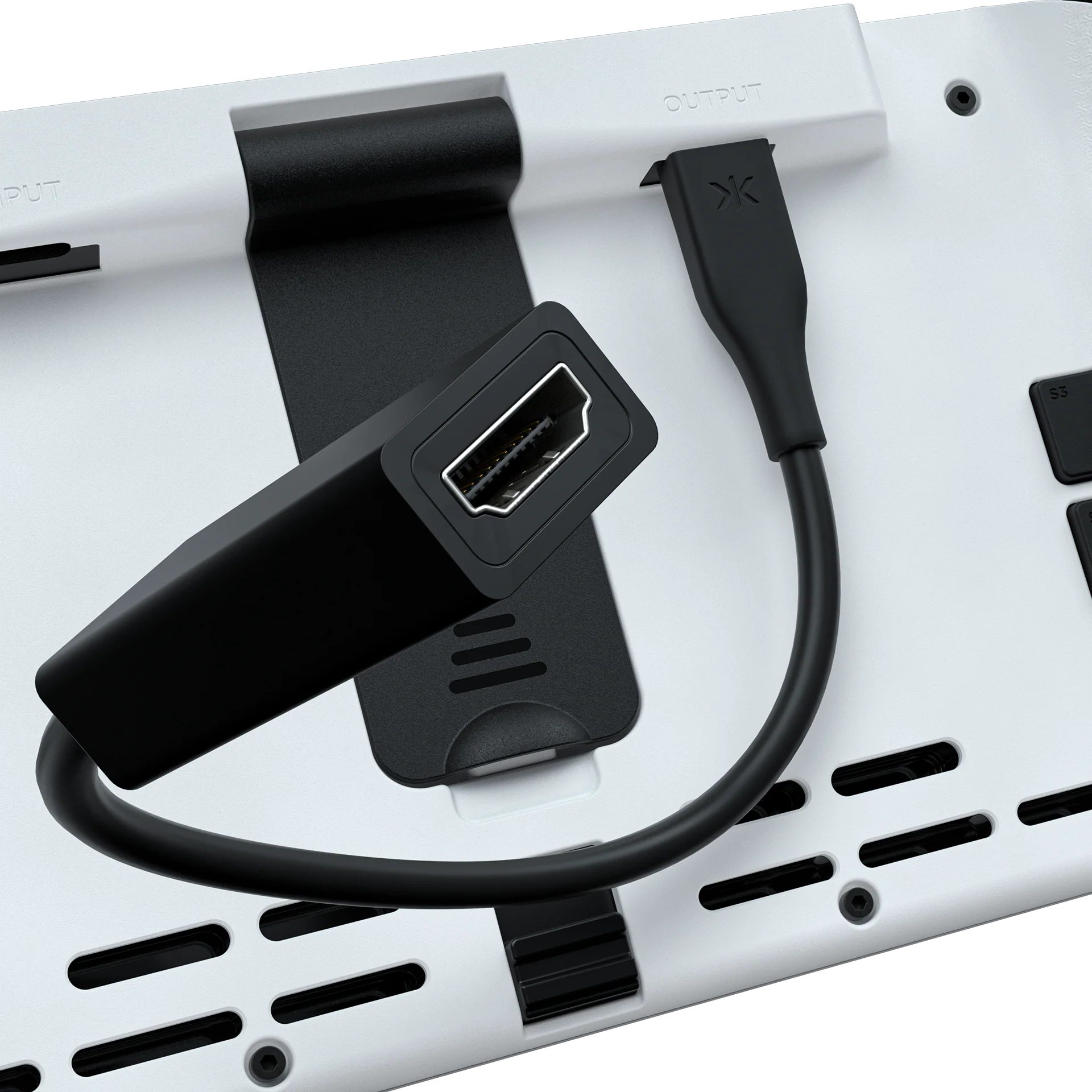 CRKD Nitro Deck+ Handheld Pro Controller for Nintendo Switch with HDMI Adapter [Clear White] - Nintendo Switch - Image 6