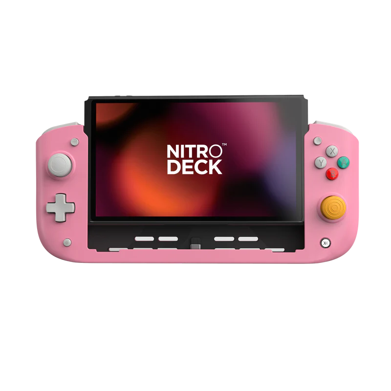 CRKD Nitro Deck [Retro Pink Edition] - Nintendo Switch