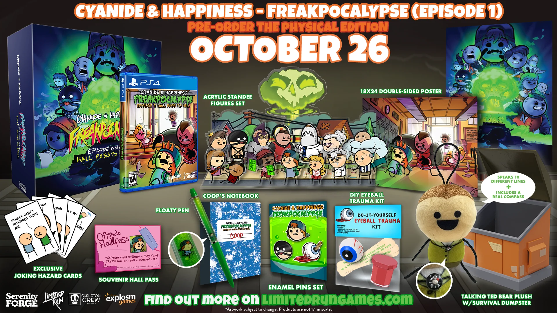 Cyanide and Happiness Freakpocalypse Ep 1 Collectors Edition [Limited Run Games] - Nintendo Switch - Image 2