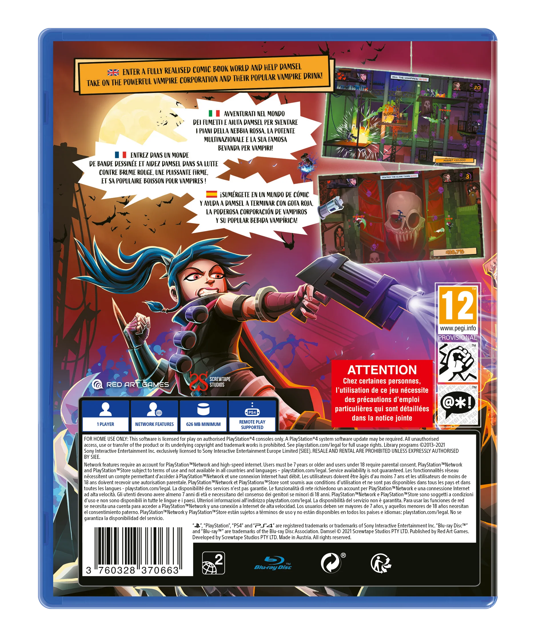 Damsel - PlayStation 4 [Red Art Games] - Image 2