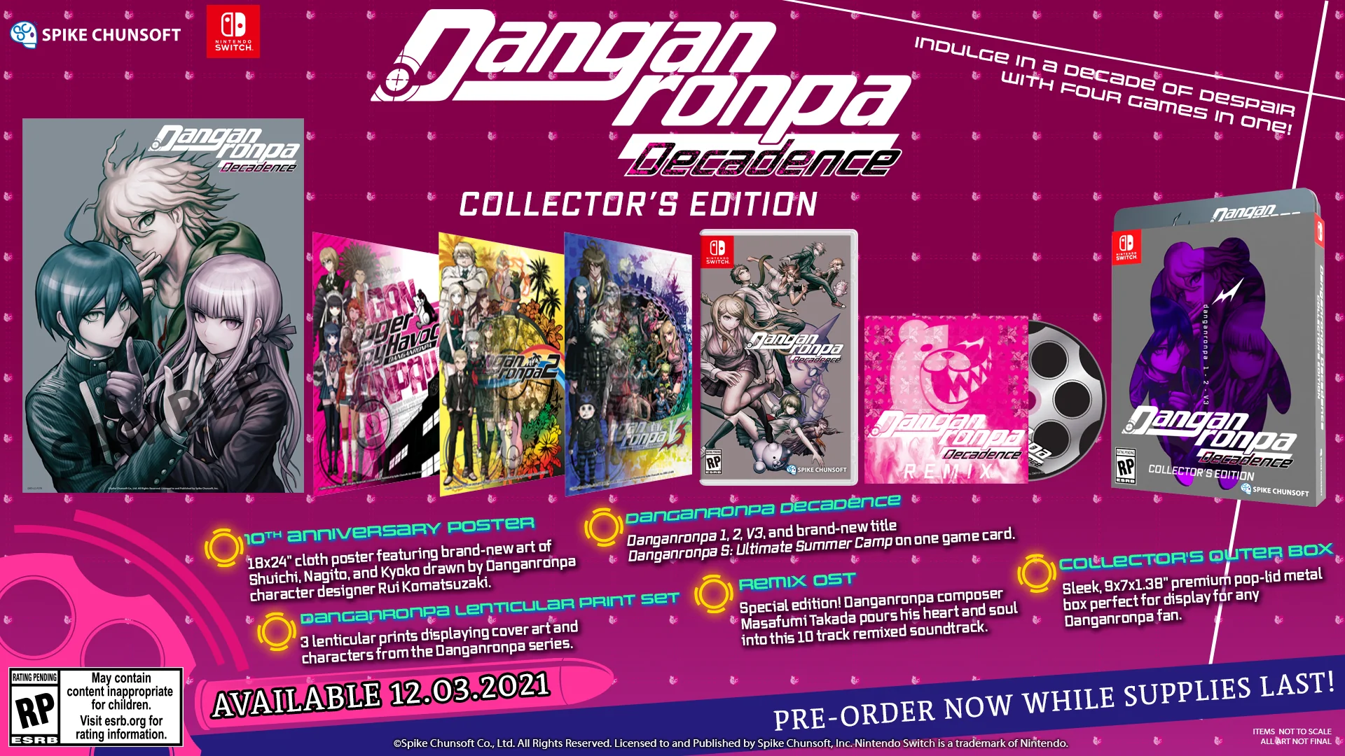 Danganronpa Decadence [COLLECTOR'S EDITION] - SWITCH - Image 2