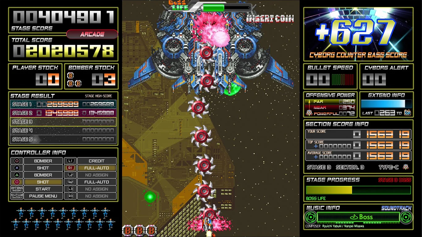 Dangun Feveron [Limited Run Games #398] - PlayStation 4 - Image 3