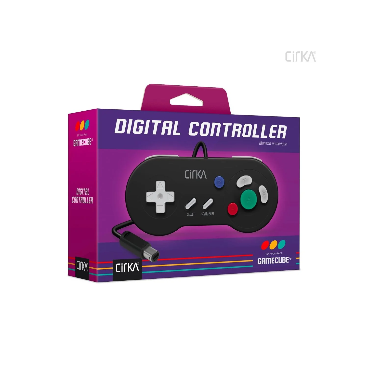 Digital Controller for GameCube® - CirKa (Black) - GameCube - Image 2