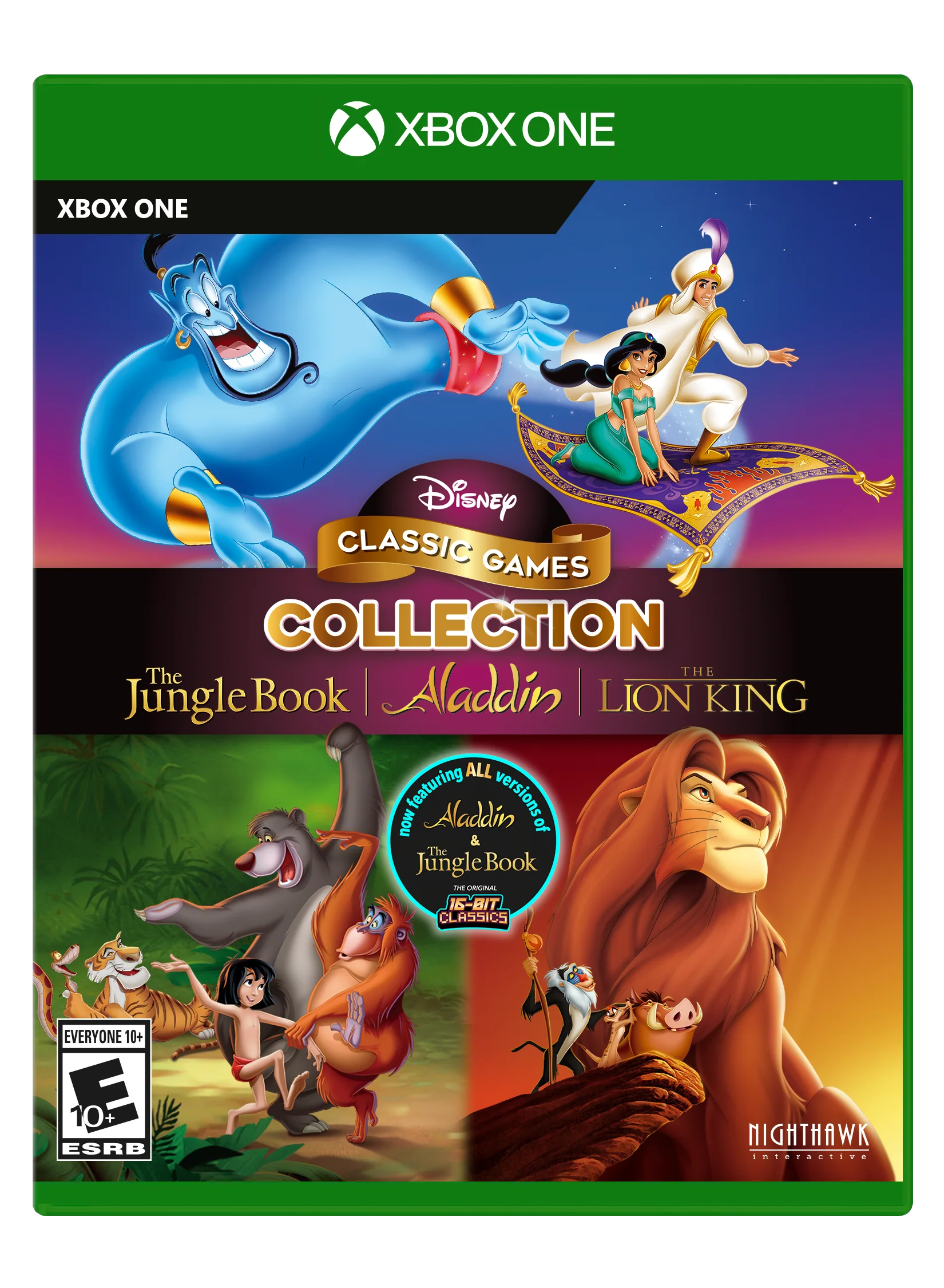 Disney Classic Games Collection : Aladdin, The Lion King, and The Jungle Book - XBOX ONE