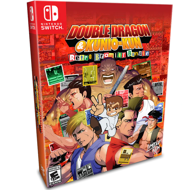 Double Dragon & Kunio-Kun Retro Brawler Bundle - Classic Edition [Limited Run Games #115] - Nintendo Switch (Free Shipping)