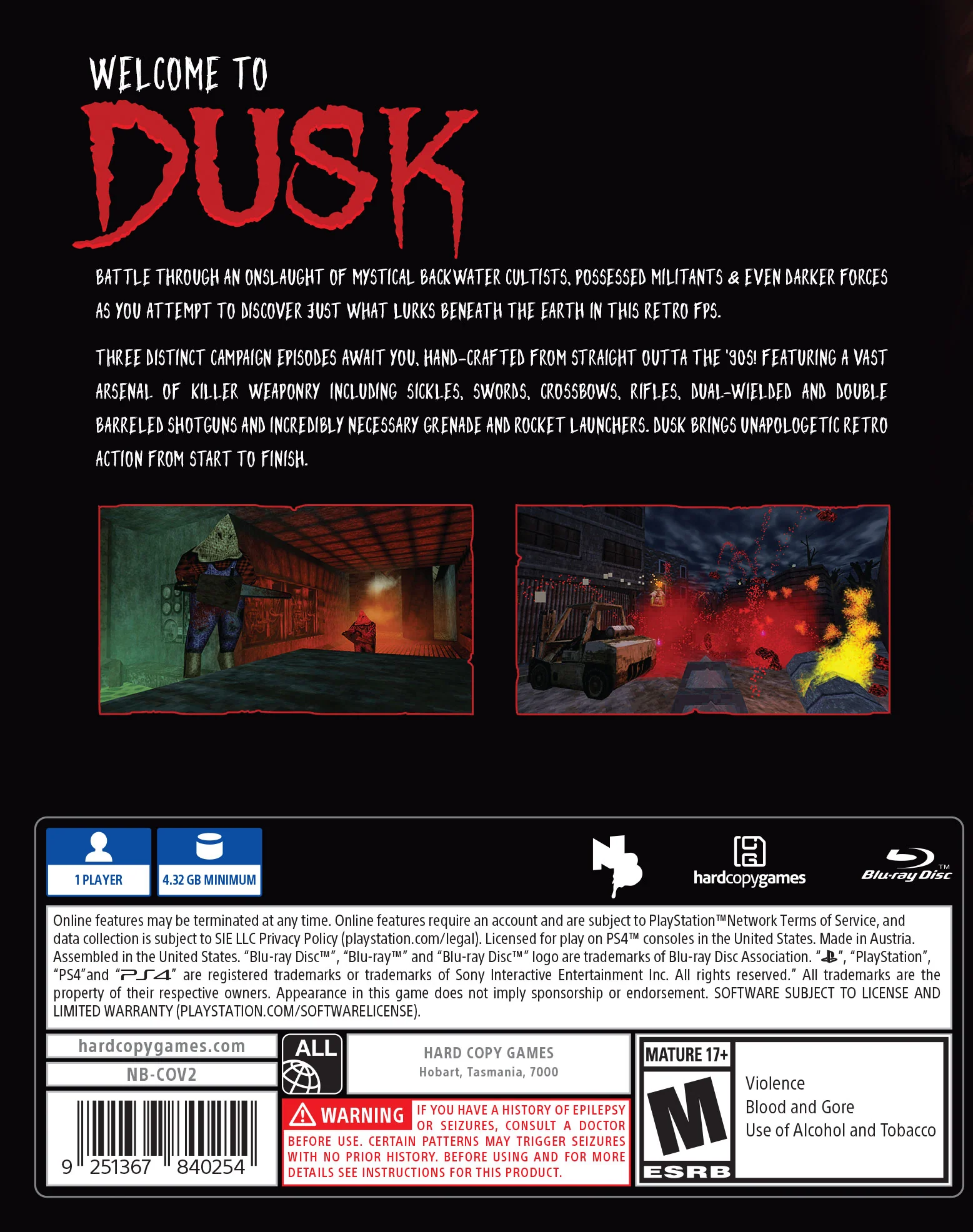 Dusk (Cover 2 Variant) - Playstation 4 - Image 2