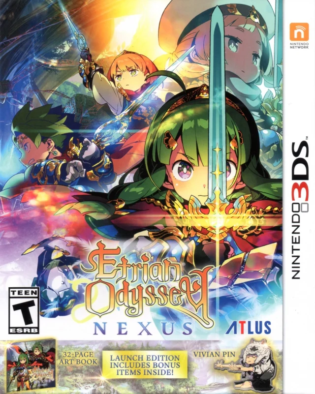 Etrian Odyssey Nexus Launch Edition - Nintendo 3DS (Free Shipping)