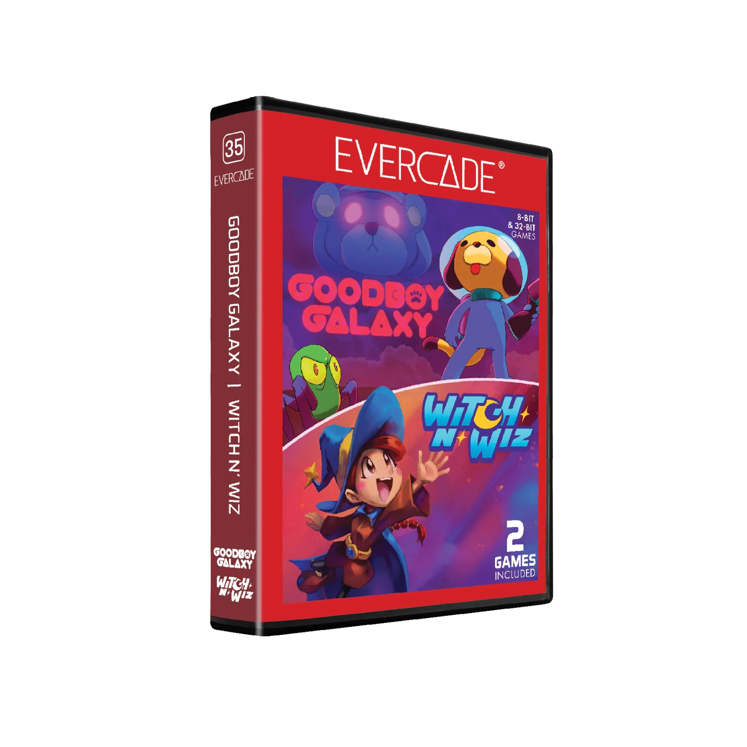 Evercade Goodboy Galaxy / Witch n Wiz [#35]