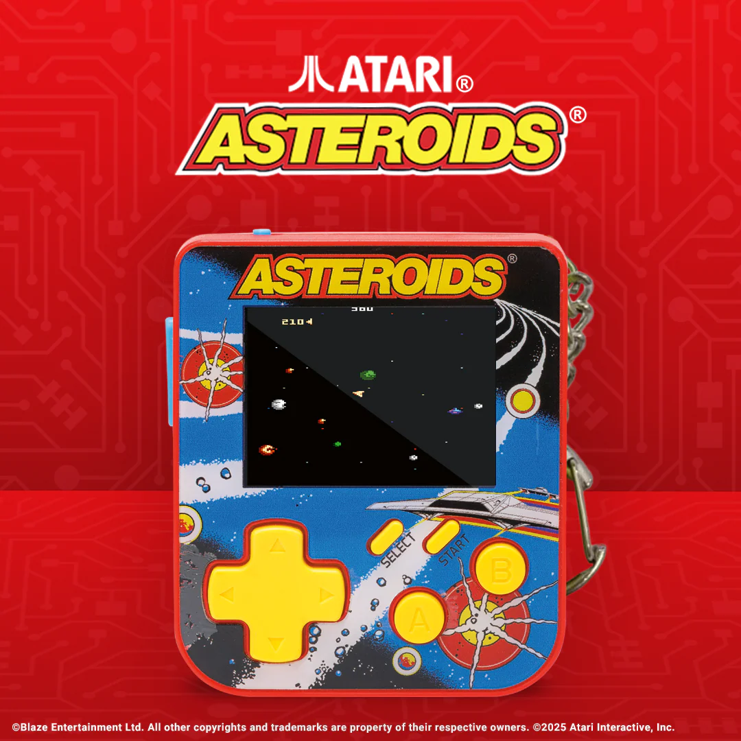 Evercade Hypermegatech Atari Asteroids Key Chain - Image 2