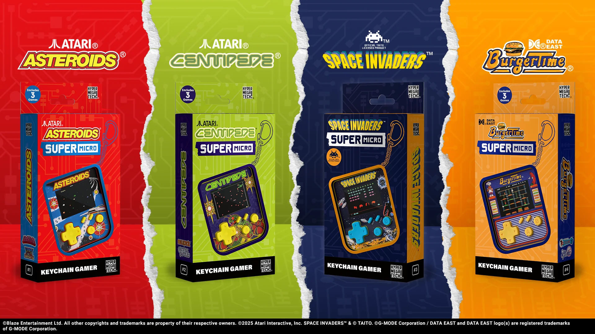 Evercade Hypermegatech Atari Asteroids Key Chain - Image 3