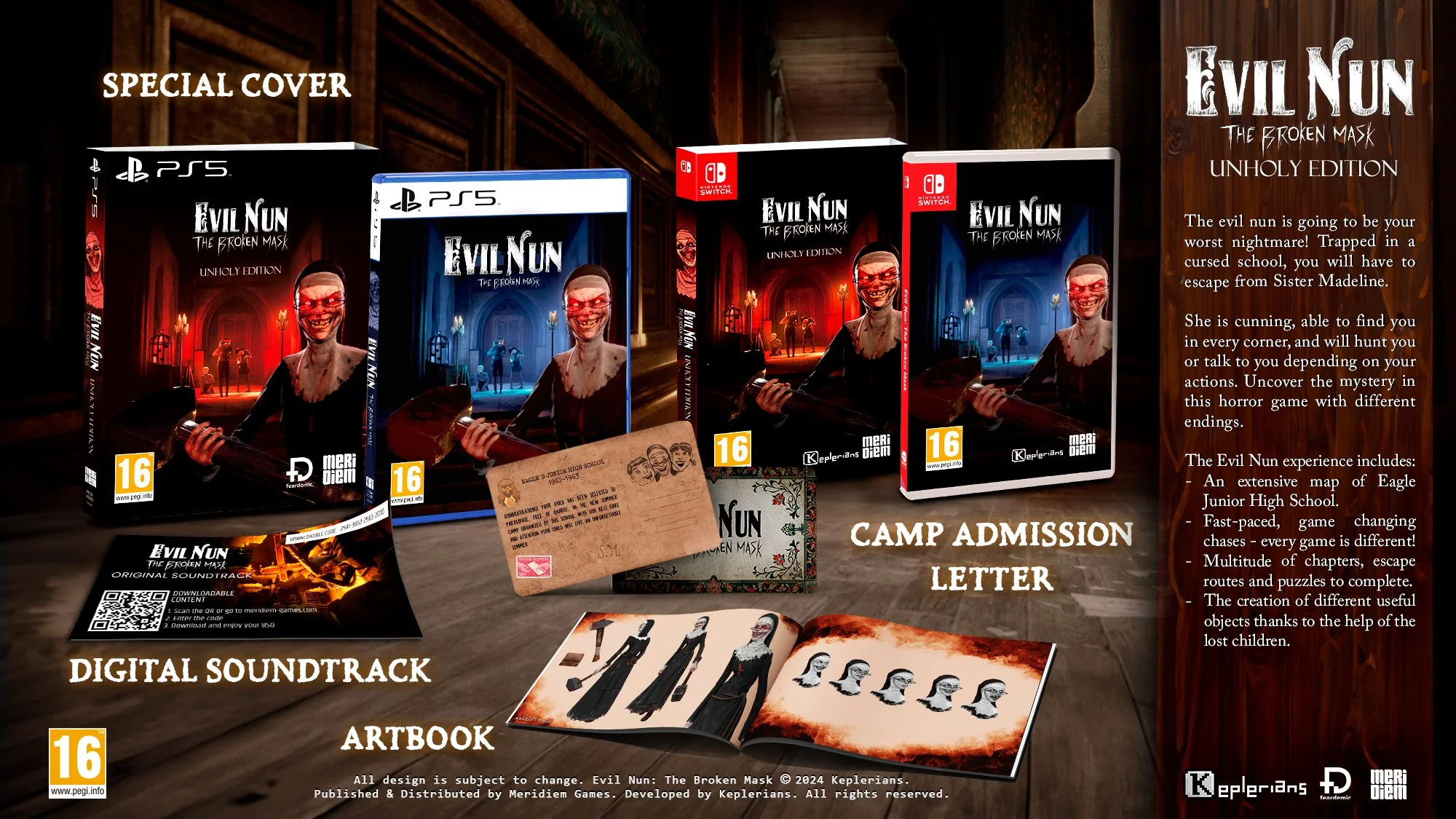 Evil Nun The Broken Mask [Unholy Edition] (EU Import) - Nintendo Switch - Image 2