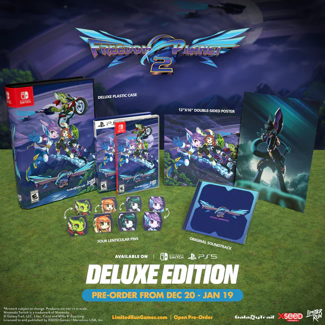 Freedom Planet 2 Deluxe Edition [Limited Run Games #132] - PlayStation 5 - Image 2