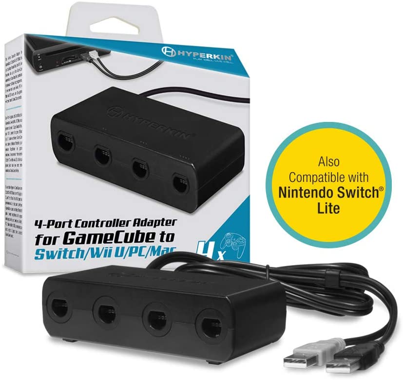 GAMECUBE CONTROLLER PORT ADAPTER (WIIU,NSW,PC,MAC)