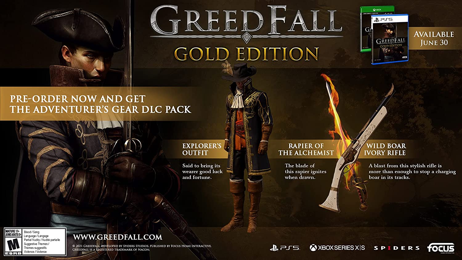 GREEDFALL GOLD EDITION - XBOX ONE - Image 3