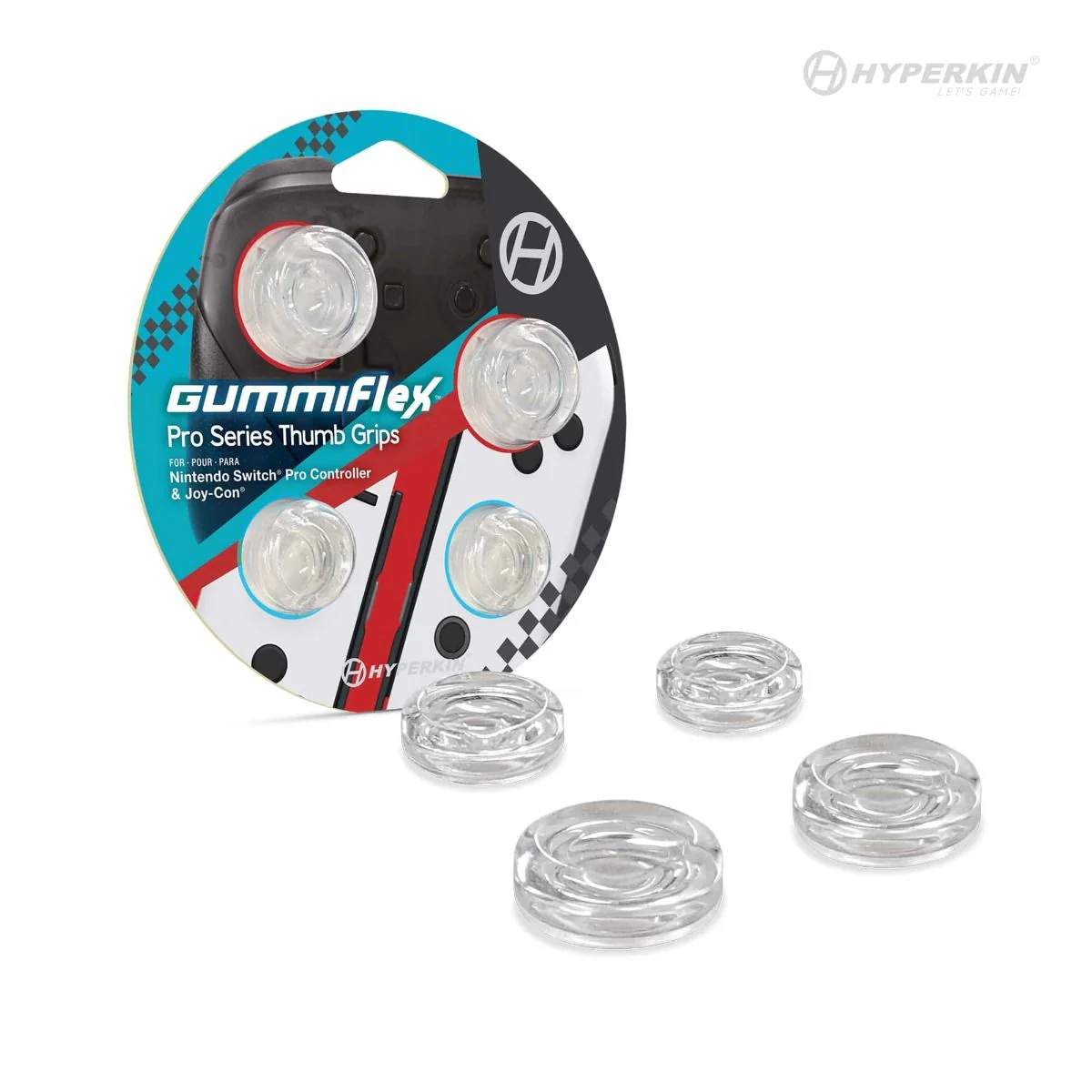 GummiFlexTM Pro Series Thumb Grips (4 Pack) - Nintendo Switch