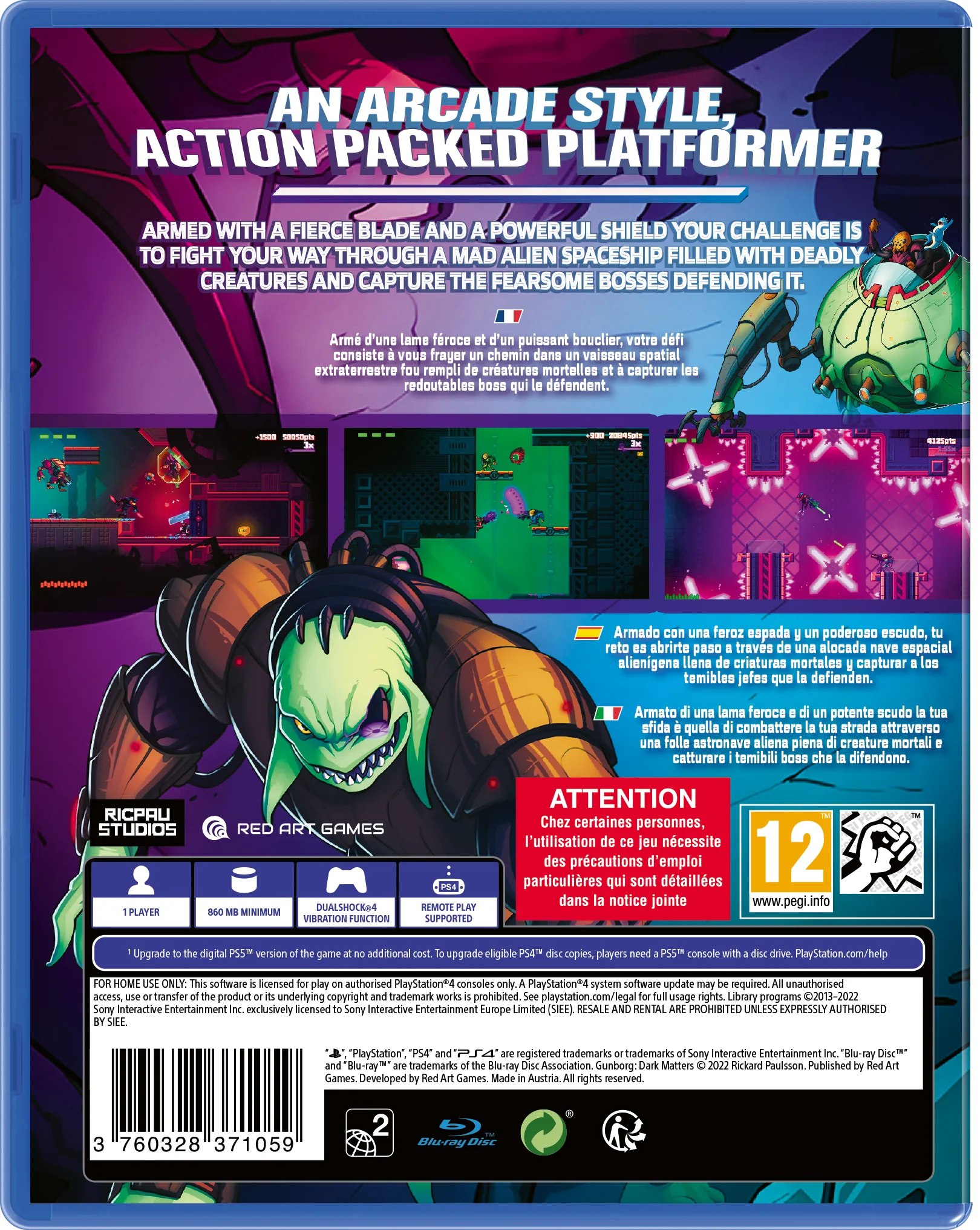 Gunborg: Dark Matters - PlayStation 4 [Red Art Games] - Image 2