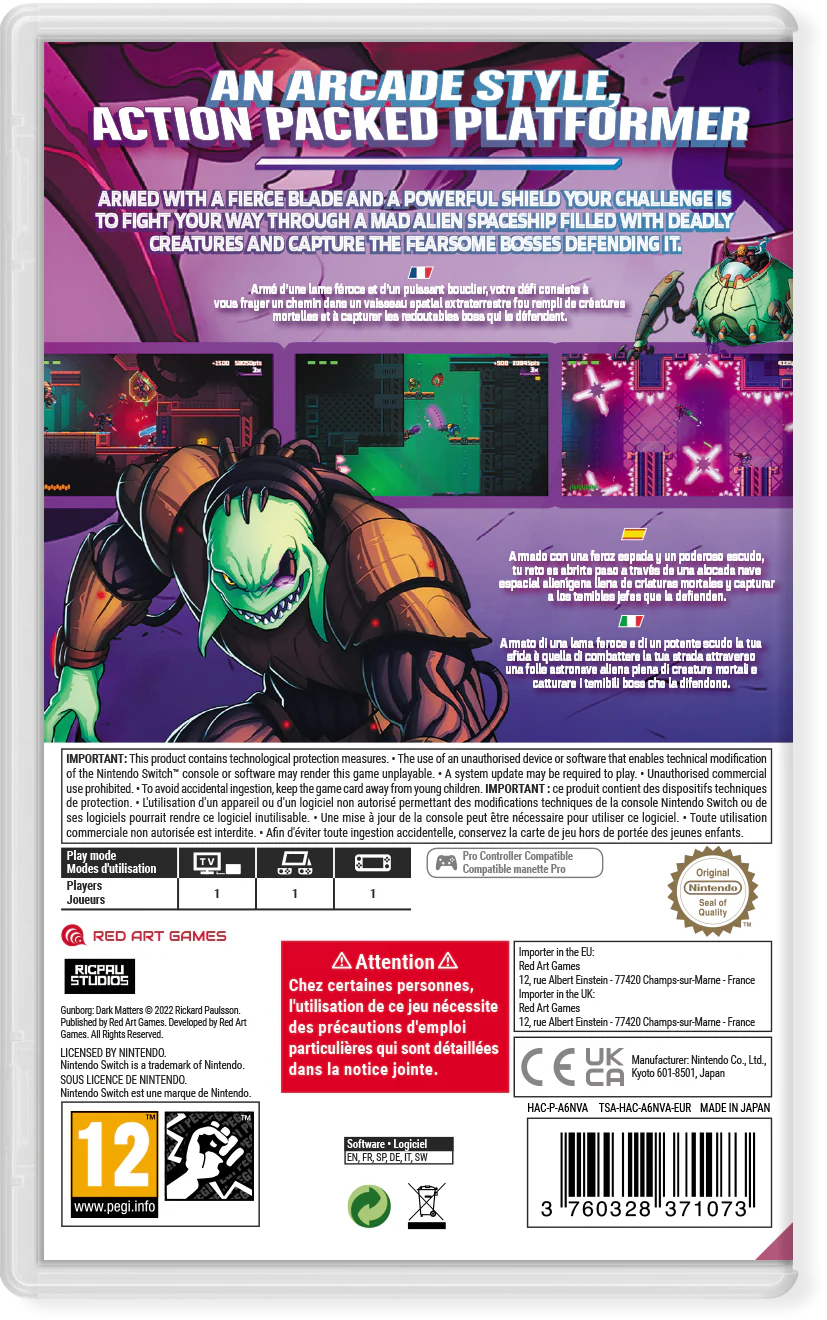 Gunborg: Dark Matters - SWITCH [RED ART GAMES] - Image 2