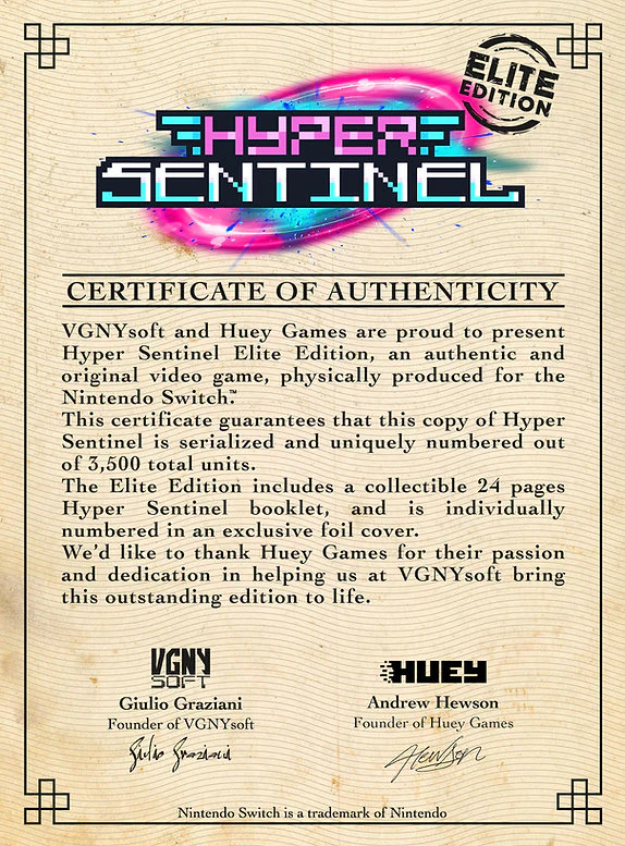 Hyper Sentinel [ELITE EDITION] - SWITCH [VGNY SOFT] - Image 4
