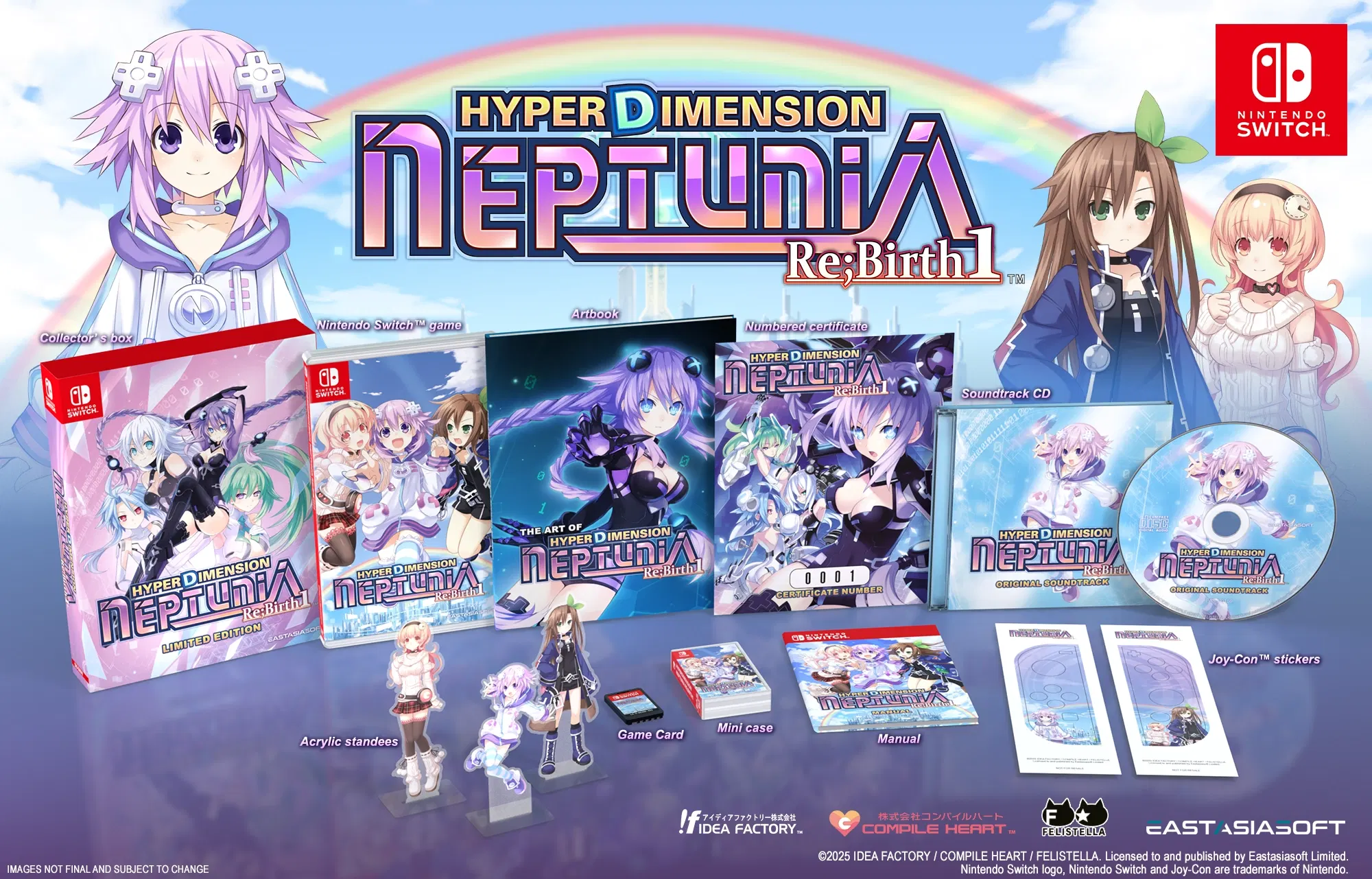 Hyperdimension Neptunia Re;Birth 1,2,3 [Limited Edition] Bundle (Asian English Multi-Language) - Nintendo Switch - Image 3
