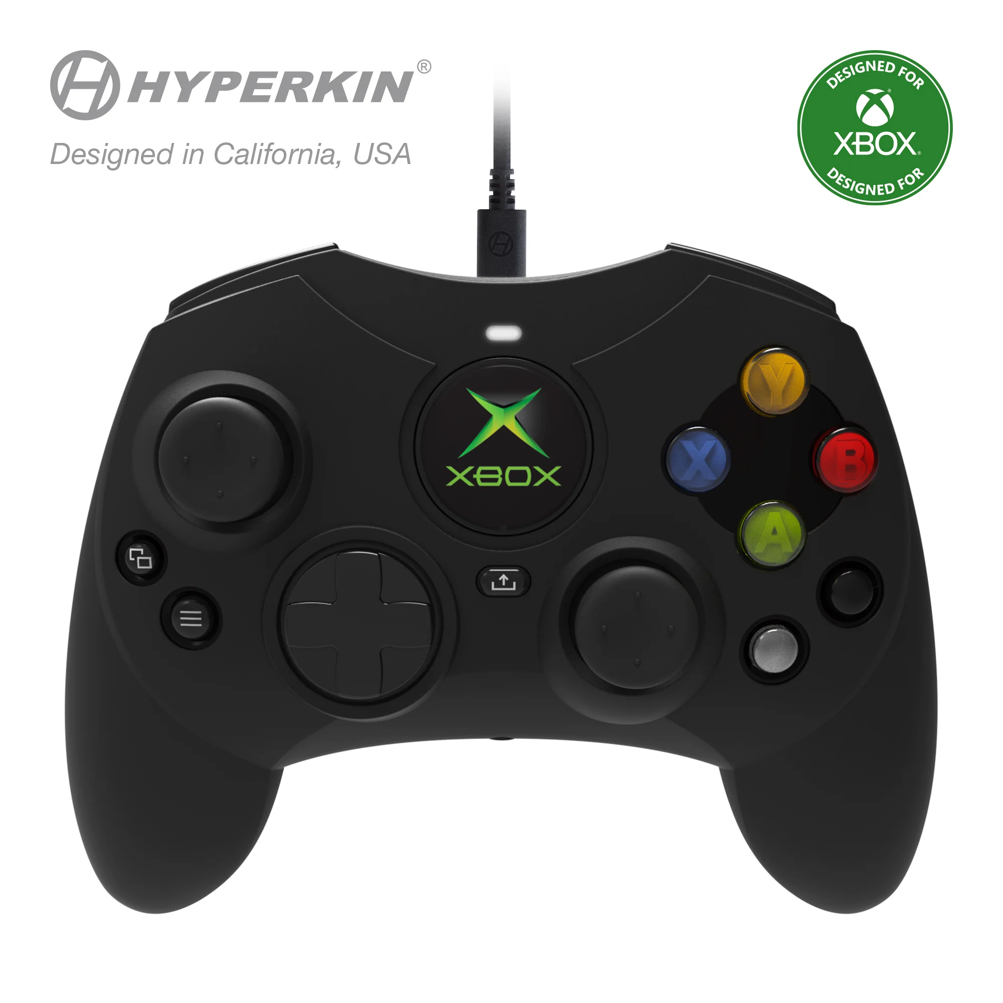 Hyperkin DuchesS Wired Controller for Xbox Series X|S/ Xbox 1/Windows 10|11(Black)-Officially Licensed [FREE SHIPPING IN CANADA & USA]