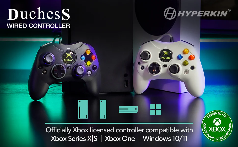 Hyperkin DuchesS Wired Controller for Xbox Series X|S/ Xbox 1/Windows 10|11(Black)-Officially Licensed [FREE SHIPPING IN CANADA & USA] - Image 2