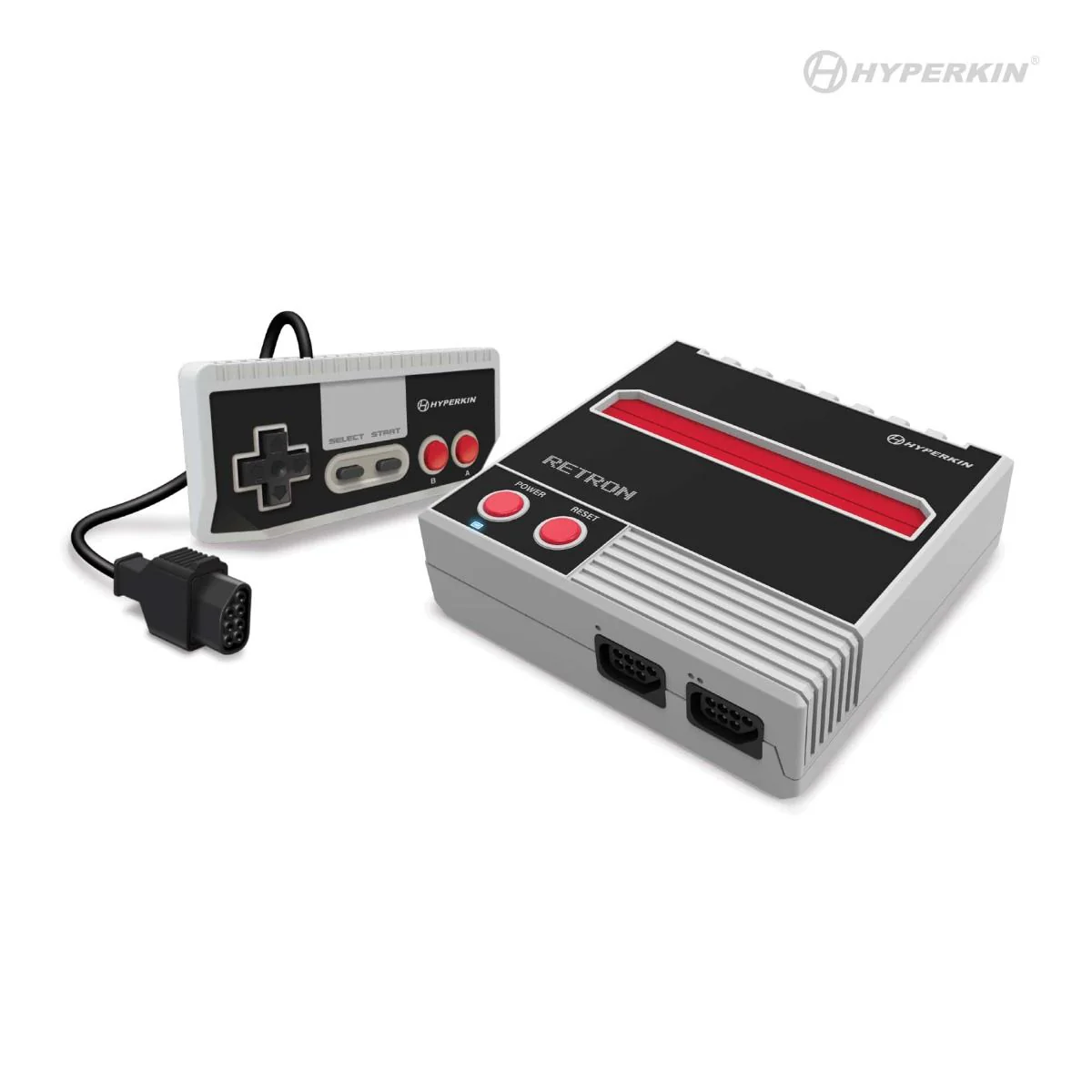 Hyperkin RetroN 1 AV Gaming Console for NES® (Gray) - Image 2