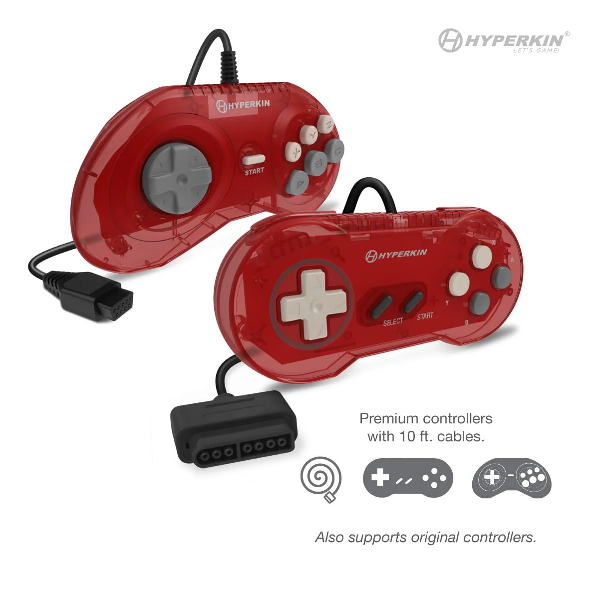 Hyperkin RetroN 3 HD 3in1 Retro Gaming Console for NES®/ Super NES®/Super Famicom™/ and Genesis®/Mega Drive (Jasper Red) - Image 2