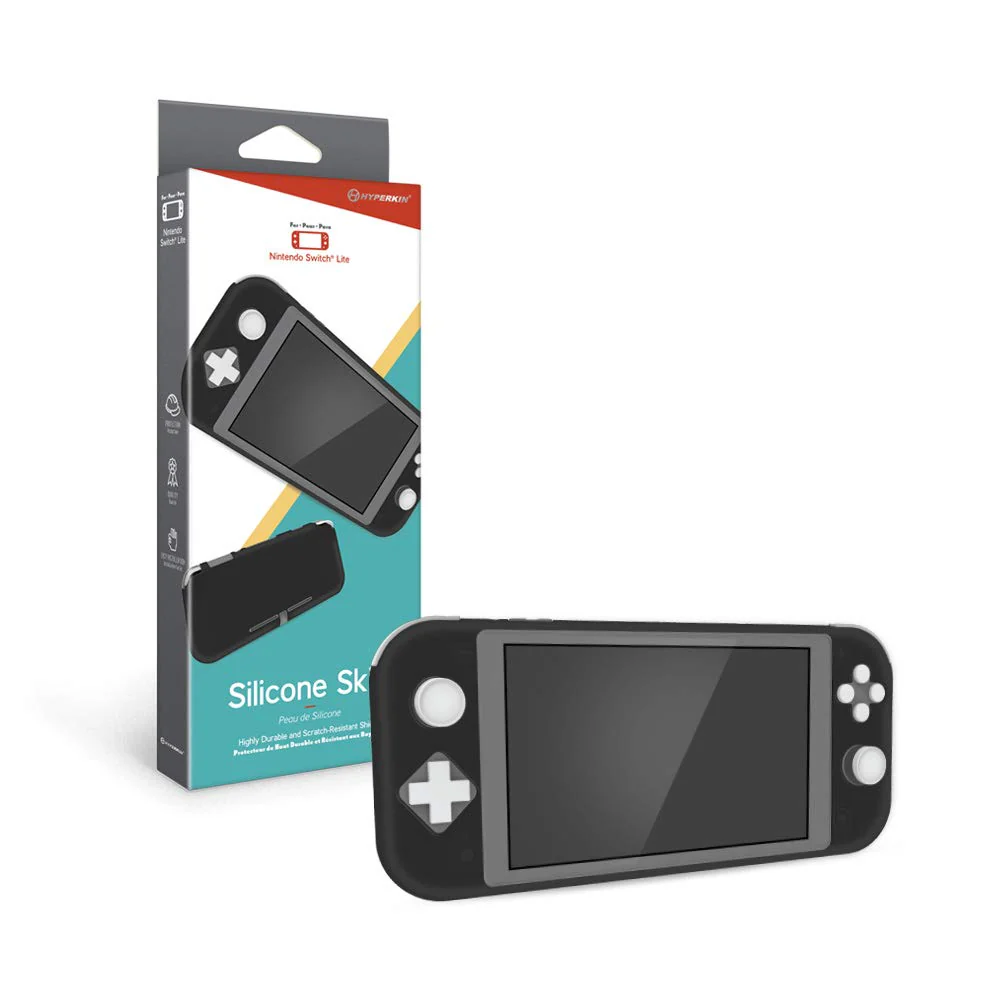 HYPERKIN Silicone Skin for Nintendo Switch Lite (Black) - SWITCH LITE
